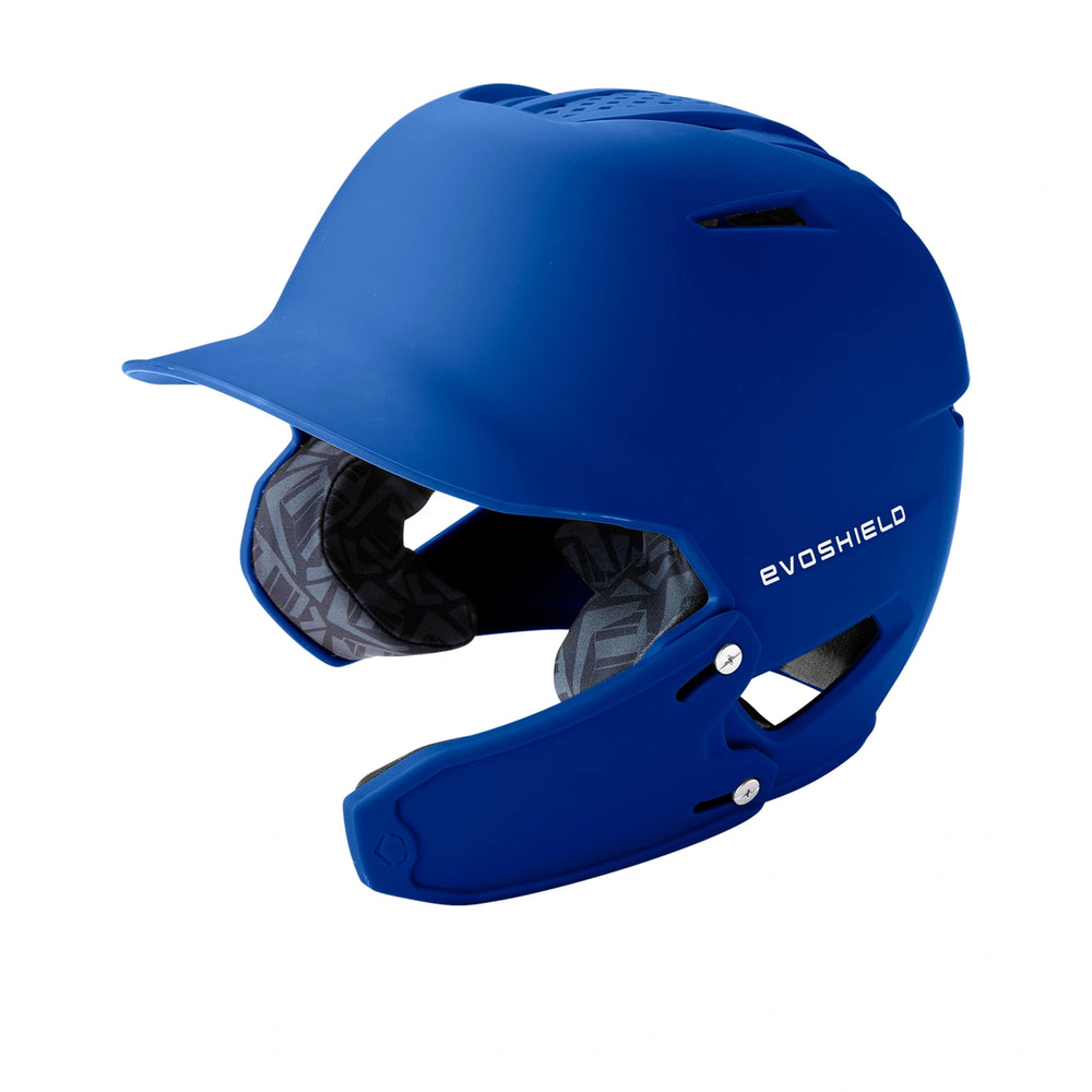 Casco Beisbol Softbol Evoshields XVT 2.0 Mate Con Protector de Mandíbula Derecho