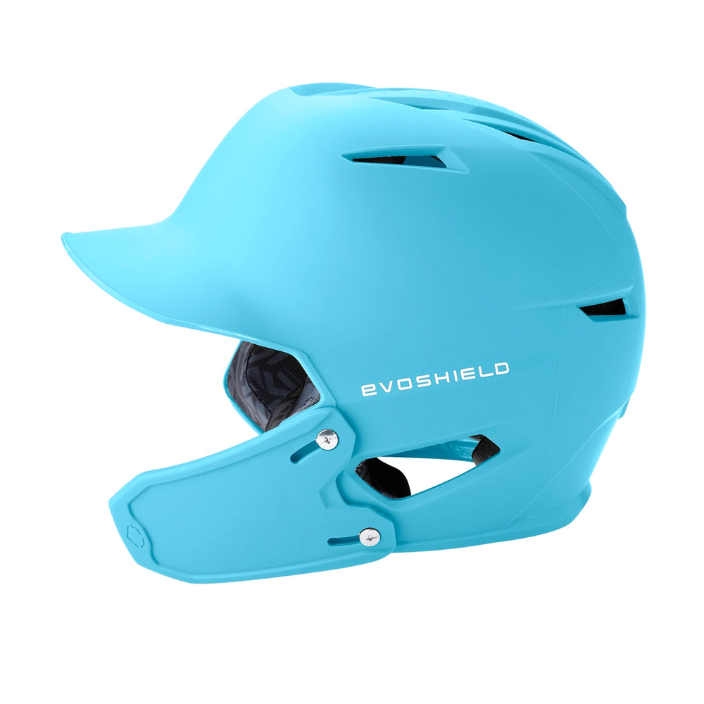 Casco Beisbol Softbol Evoshields XVT 2.0 Mate Con Protector de Mandíbula Derecho