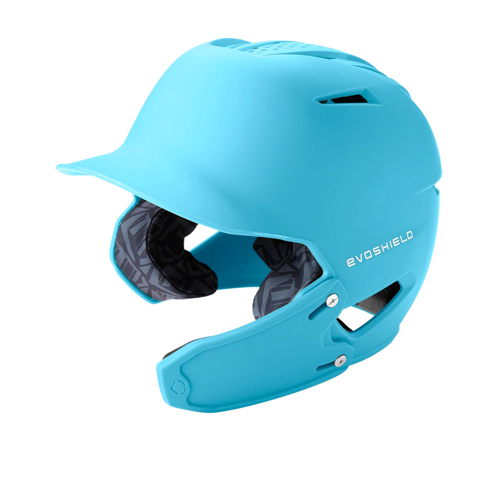 Casco Beisbol Softbol Evoshields XVT 2.0 Mate Con Protector de Mandíbula Derecho