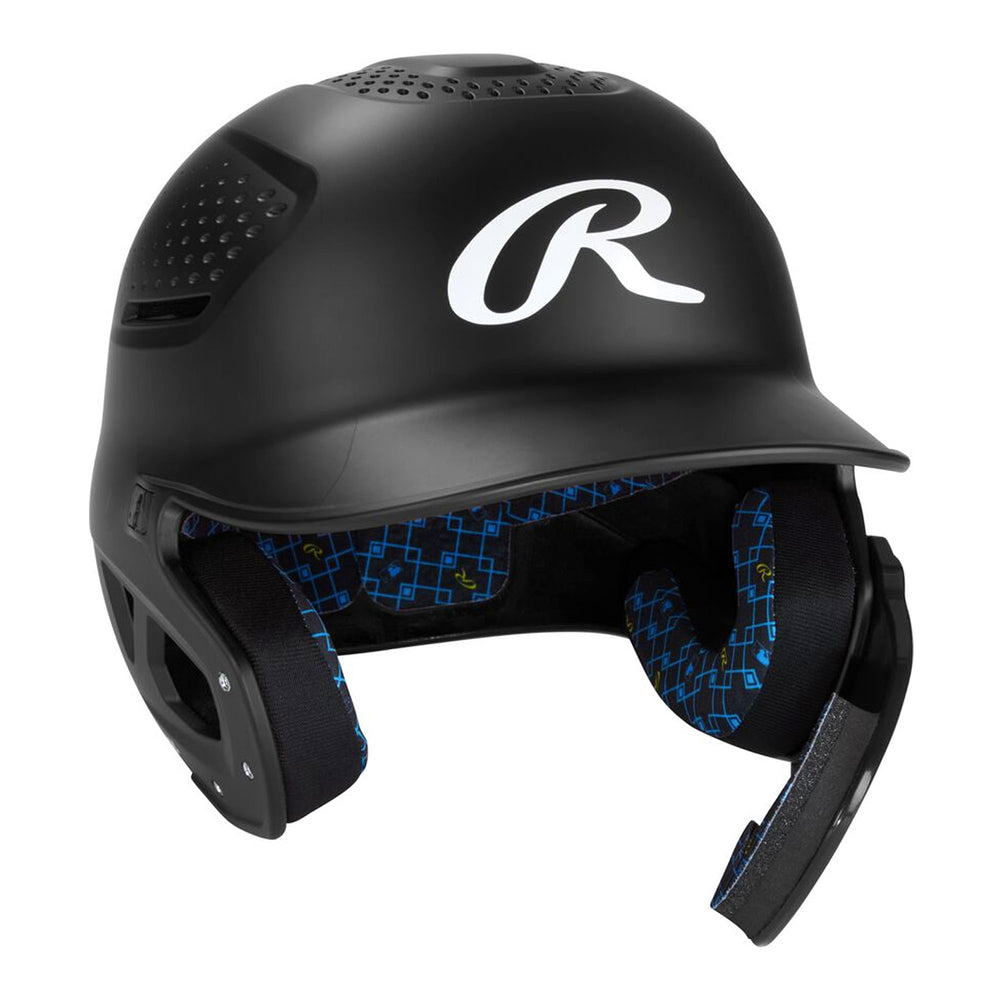 Casco Beisbol Softbol Rawlings RX2 RX2REVMAT Mate Ajustable Con Protector De Mandíbula Bateador Derecho/Zurdo