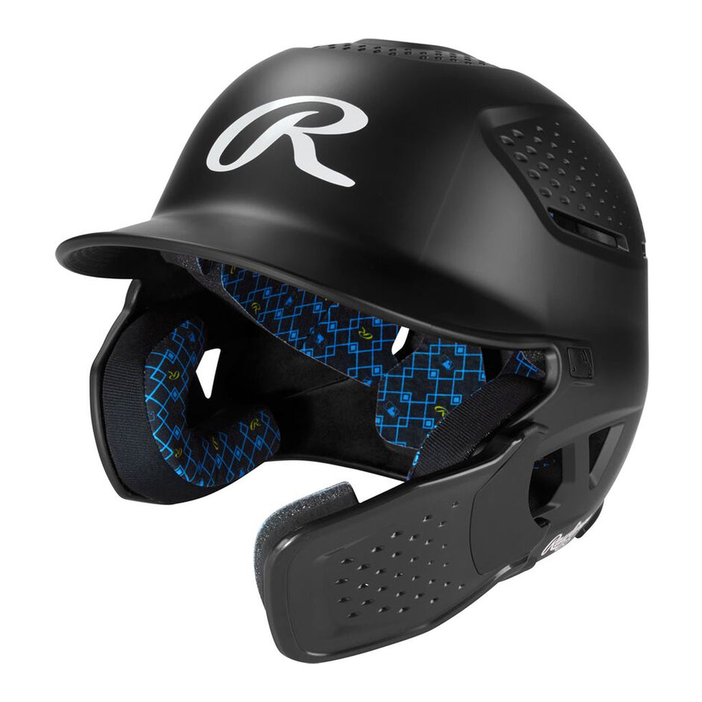 Casco Beisbol Softbol Rawlings RX2 RX2REVMAT Mate Ajustable Con Protector De Mandíbula Bateador Derecho/Zurdo