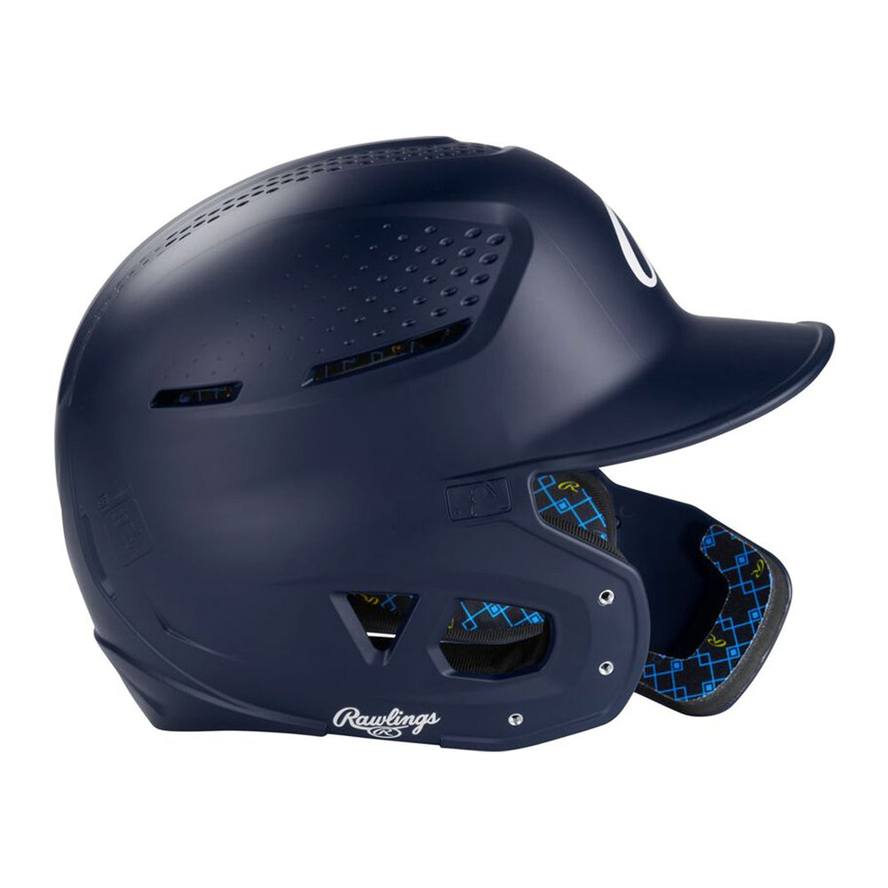 Casco Beisbol Softbol Rawlings RX2 RX2REVMAT Mate Ajustable Con Protector De Mandíbula Bateador Derecho/Zurdo