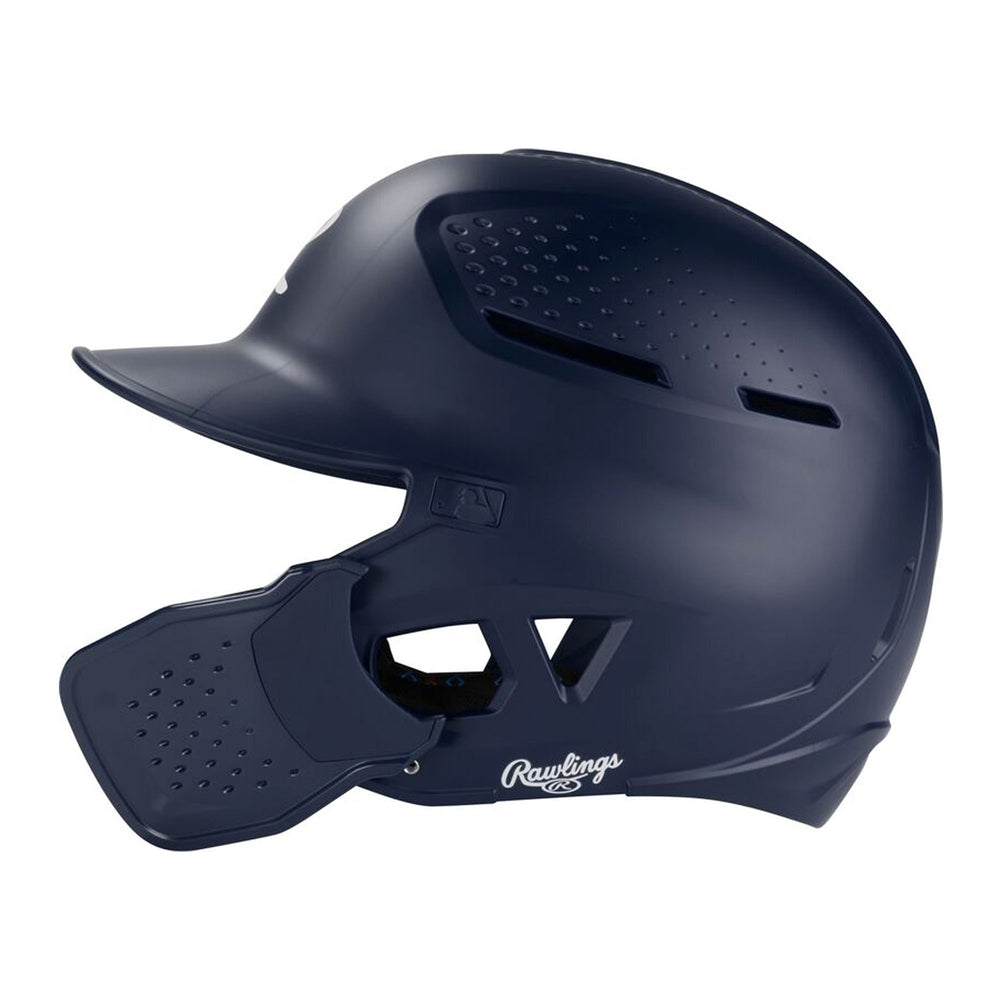 Casco Beisbol Softbol Rawlings RX2 RX2REVMAT Mate Ajustable Con Protector De Mandíbula Bateador Derecho/Zurdo