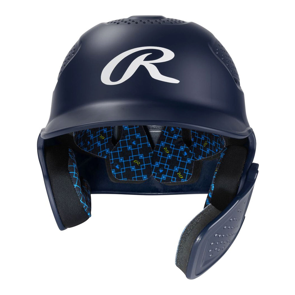 Casco Beisbol Softbol Rawlings RX2 RX2REVMAT Mate Ajustable Con Protector De Mandíbula Bateador Derecho/Zurdo