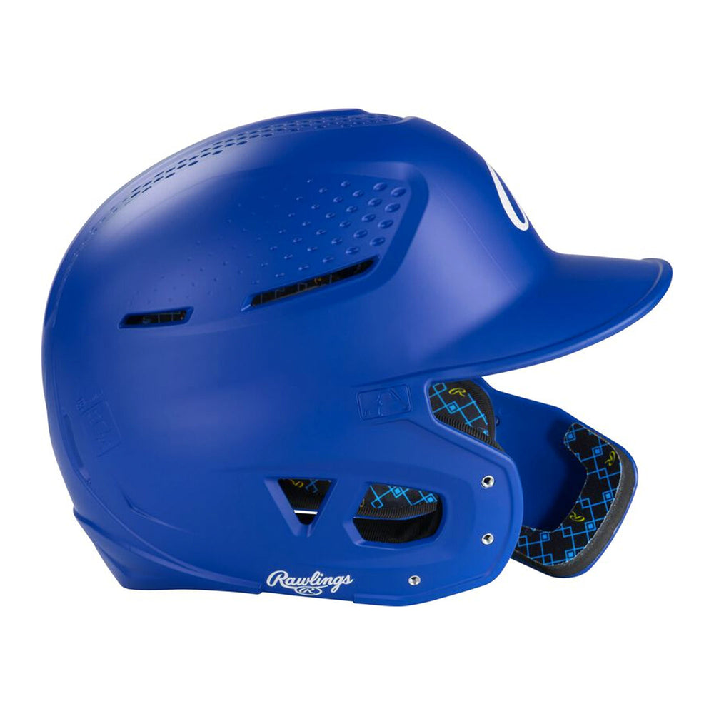 Casco Beisbol Softbol Rawlings RX2 RX2REVMAT Mate Ajustable Con Protector De Mandíbula Bateador Derecho/Zurdo