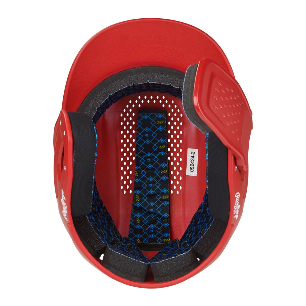 Casco Beisbol Softbol Rawlings RX2 RX2REVMAT Mate Ajustable Con Protector De Mandíbula Bateador Derecho/Zurdo