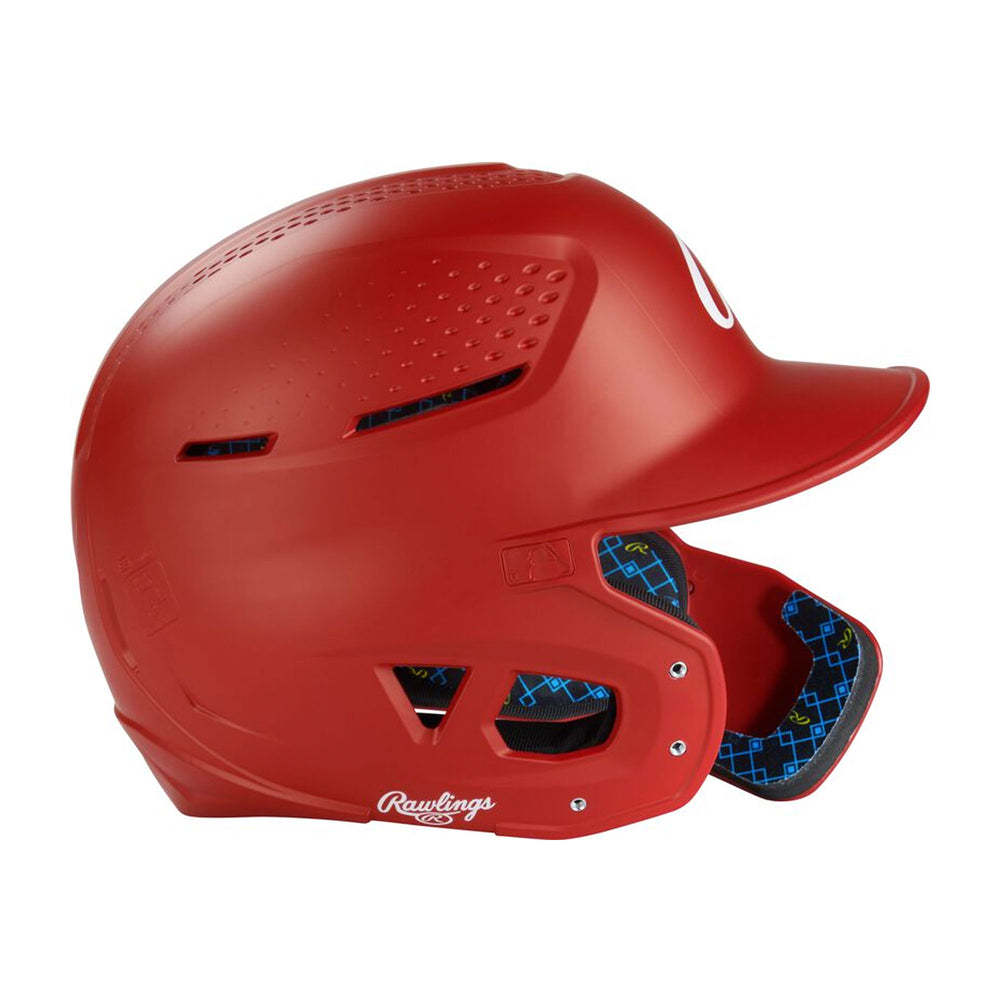 Casco Beisbol Softbol Rawlings RX2 RX2REVMAT Mate Ajustable Con Protector De Mandíbula Bateador Derecho/Zurdo