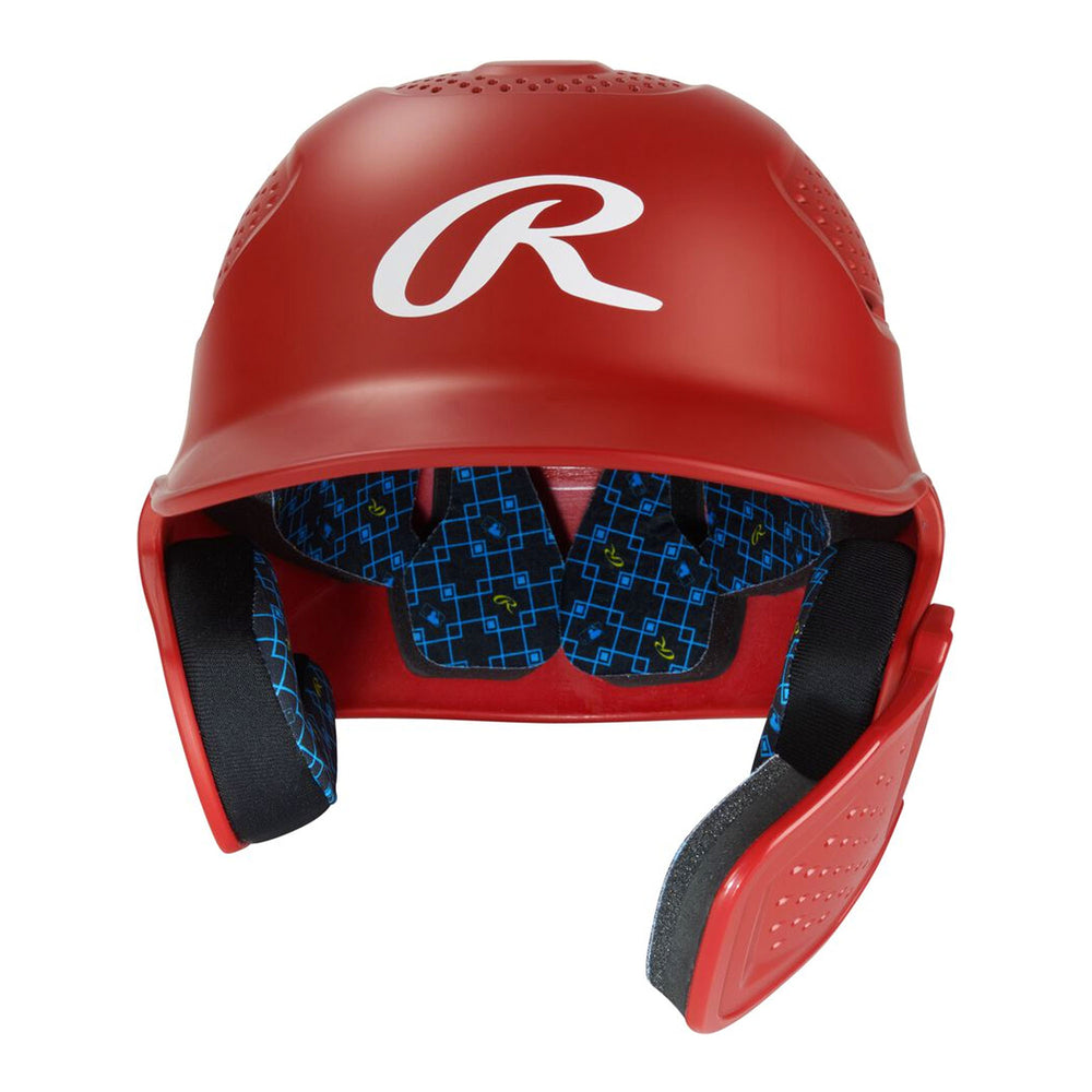 Casco Beisbol Softbol Rawlings RX2 RX2REVMAT Mate Ajustable Con Protector De Mandíbula Bateador Derecho/Zurdo