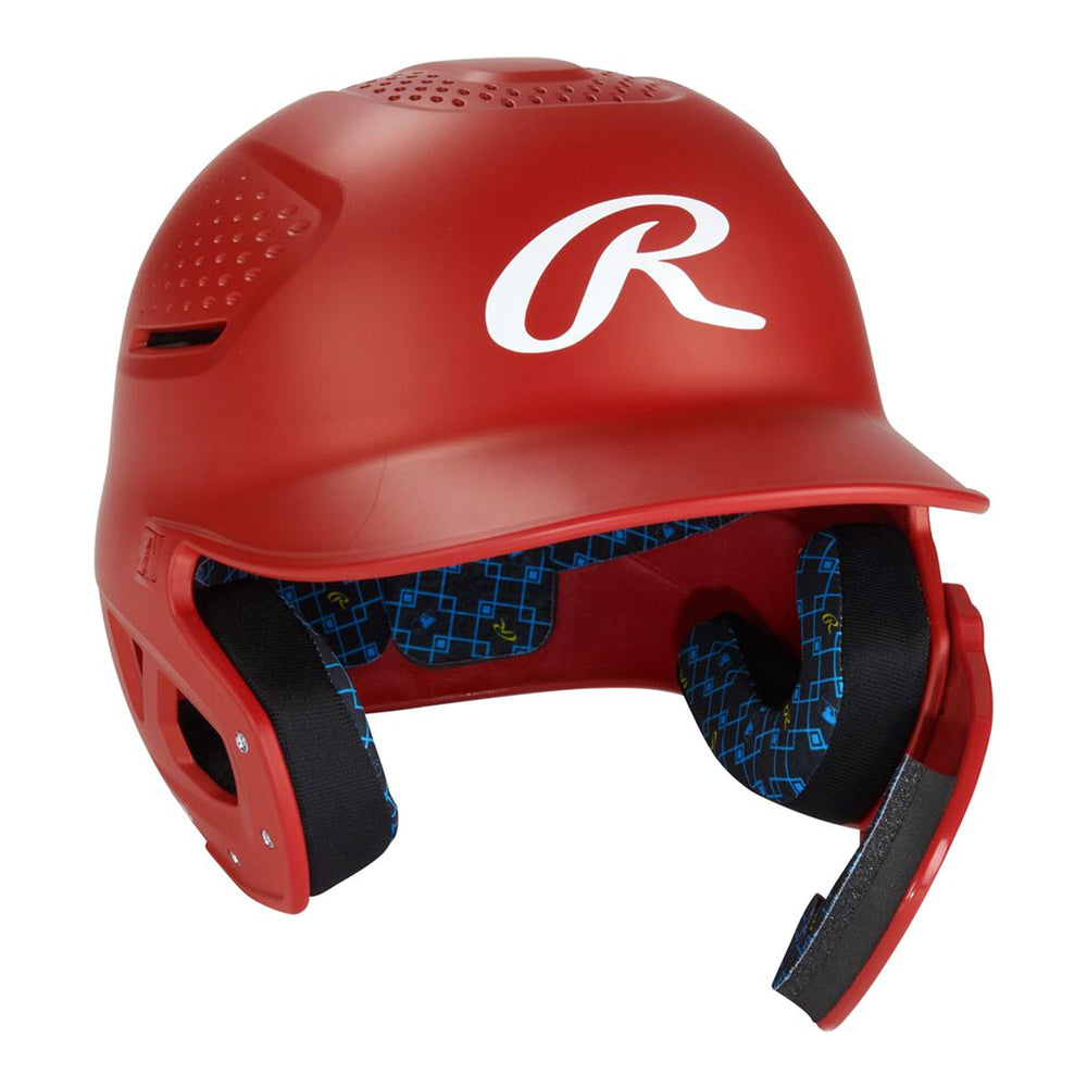 Casco Beisbol Softbol Rawlings RX2 RX2REVMAT Mate Ajustable Con Protector De Mandíbula Bateador Derecho/Zurdo