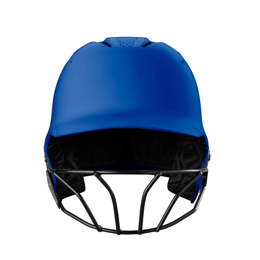Casco Softbol Evoshield XVT 2.0 Azul Rey Mate Ajustable