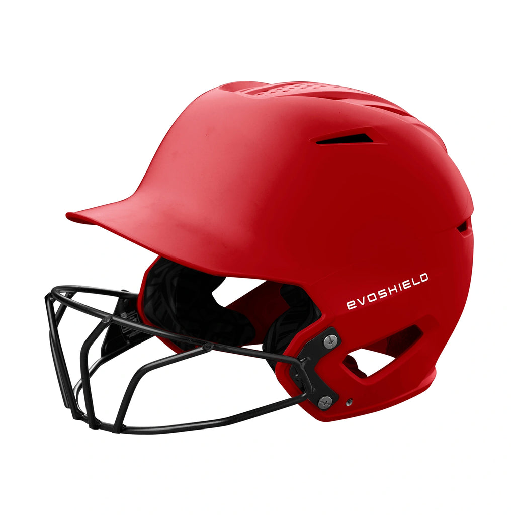 Casco Softbol Evoshield XVT 2.0 Rojo Mate Ajustable