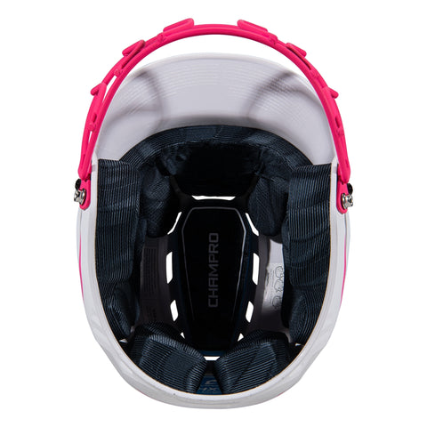 Casco Softbol Fastpitch Champro HXE Mate Dos Tonos HXFPM2 Derecho/Zurdo