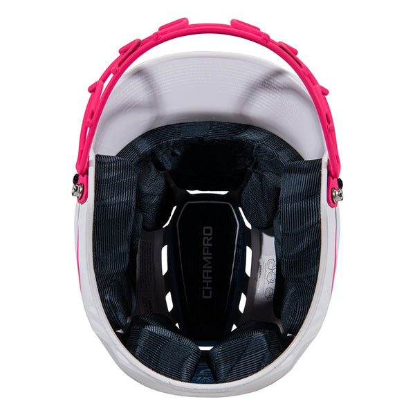 Casco Softbol Fastpitch Champro HXE Mate Dos Tonos HXFPM2 Derecho/Zurdo