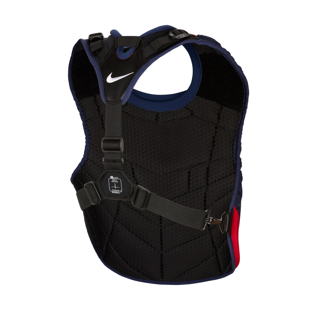 Peto Para Catcher Beisbol Nike Diamond Elite 17 in Marino Rojo ADULTO