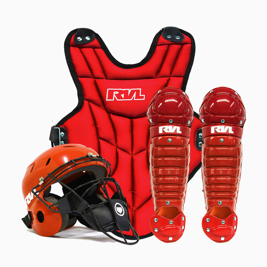 Equipo de Catcher Beisbol RVL Arreos INF680524RJO Rojo (6 a 8 Años)