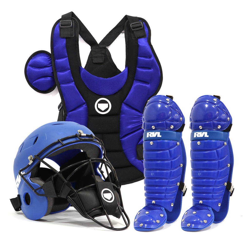 Equipo de Catcher Beisbol Roda RVL Adulto Azul peto clasico