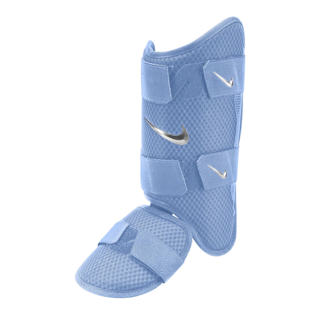 Espinillera Beisbol Softbol Nike Diamond Zurdo Azul Adulto