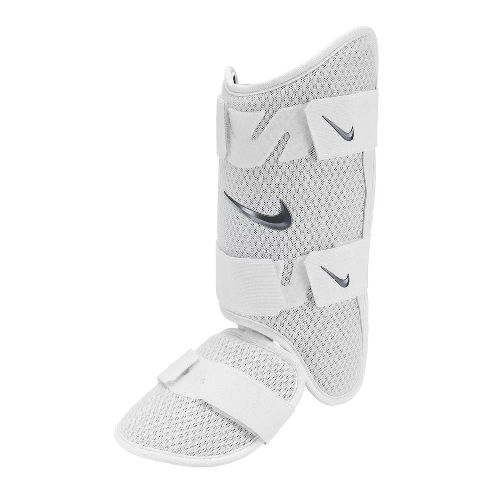 Espinillera Beisbol Softbol Nike Diamond Zurdo Blanco Adulto