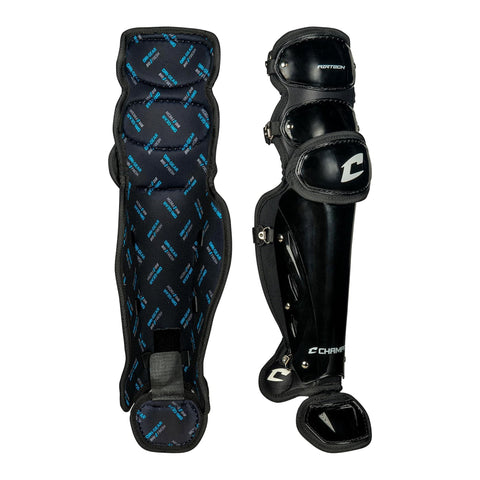 Espinilleras Catcher Beisbol Softbol UMPIRE Champro Negro CG370