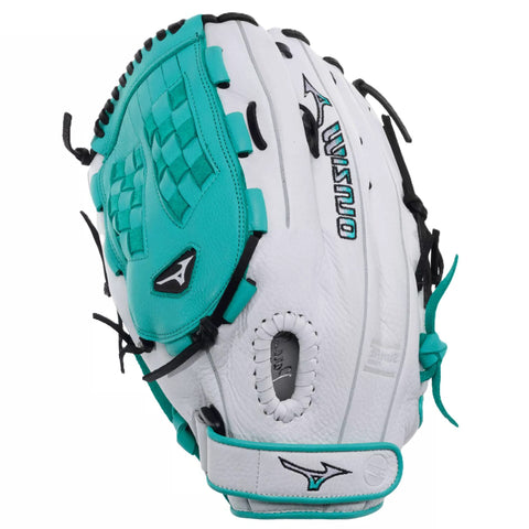 Guante Softbol Mizuno Franchise GFN1301F5 13 in Blanco Verde Jade ADULTO Lanzador Zurdo