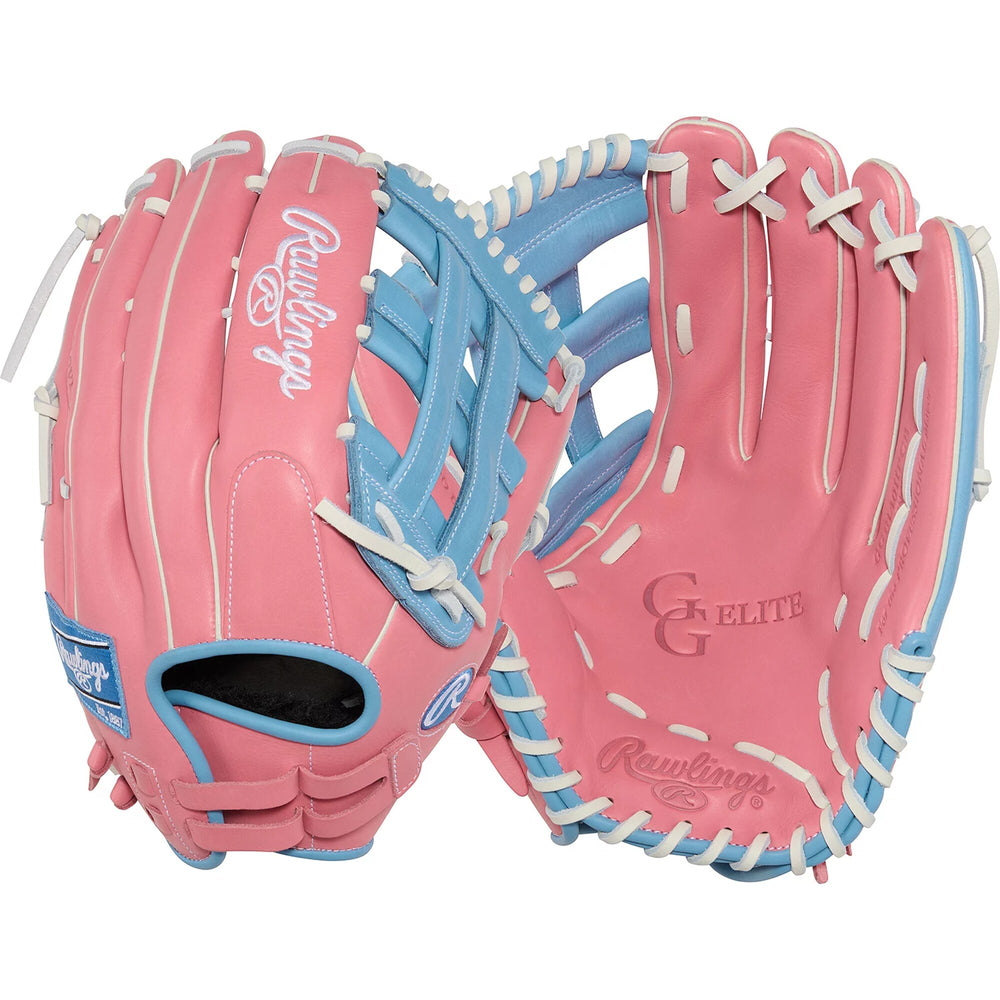 Guante Softbol Rawlings GG Elite GGE140HPCB 14 in Rosa Azul ADULTO