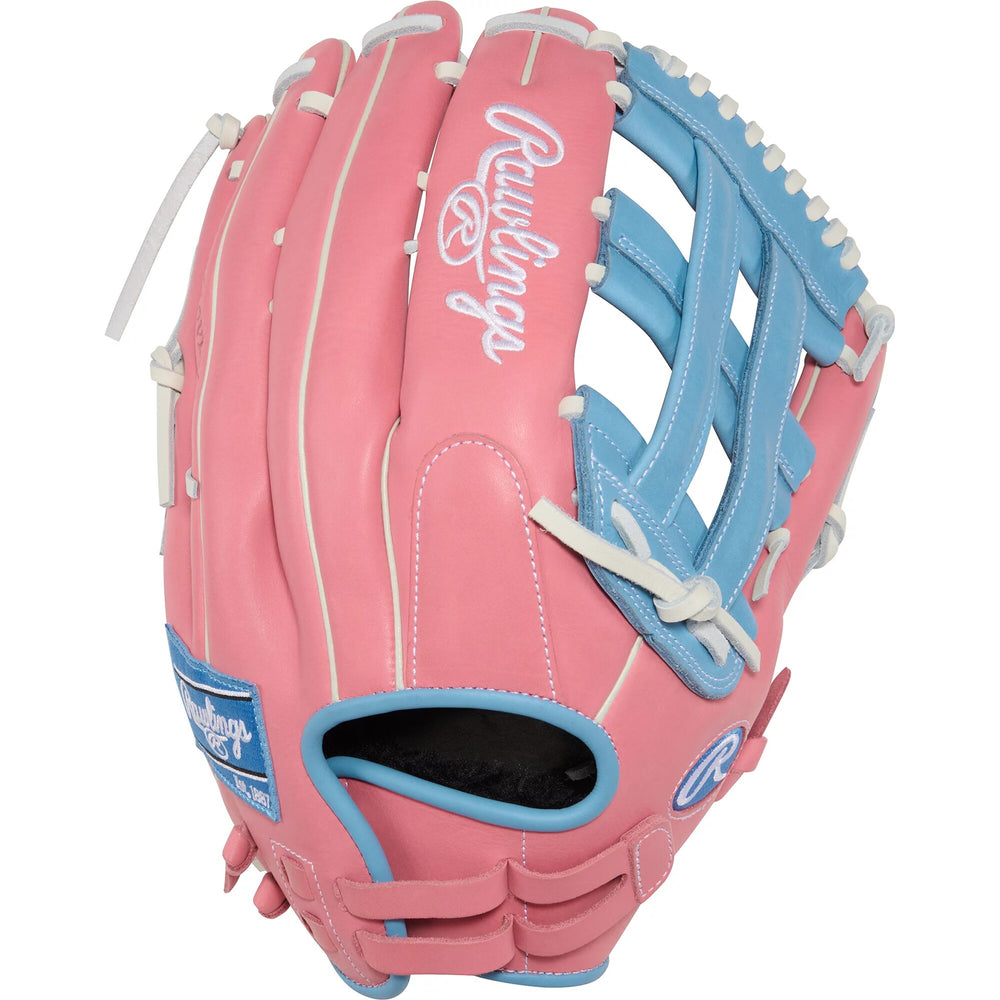 Guante Softbol Rawlings GG Elite GGE140HPCB 14 in Rosa Azul ADULTO