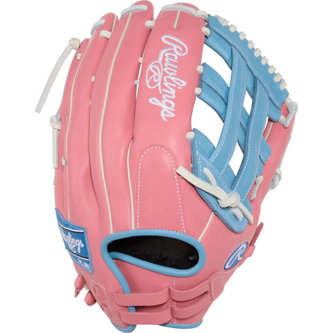 Guante Softbol Rawlings GG Elite GGE140HPCB 14 in Rosa Azul ADULTO