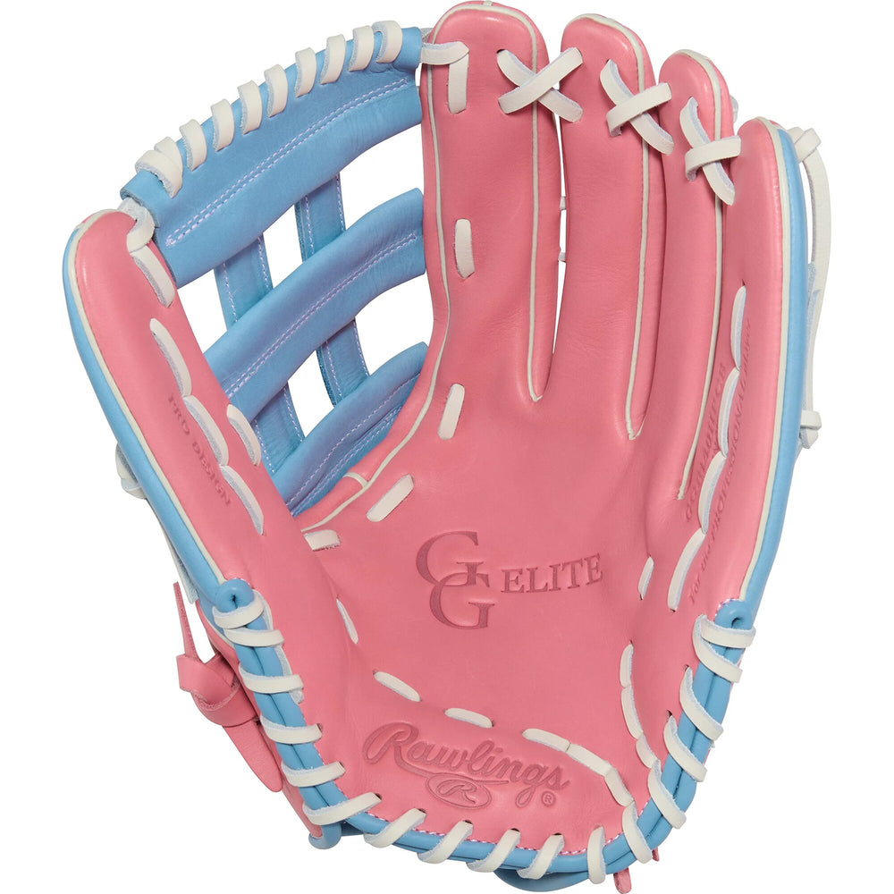 Guante Softbol Rawlings GG Elite GGE140HPCB 14 in Rosa Azul ADULTO