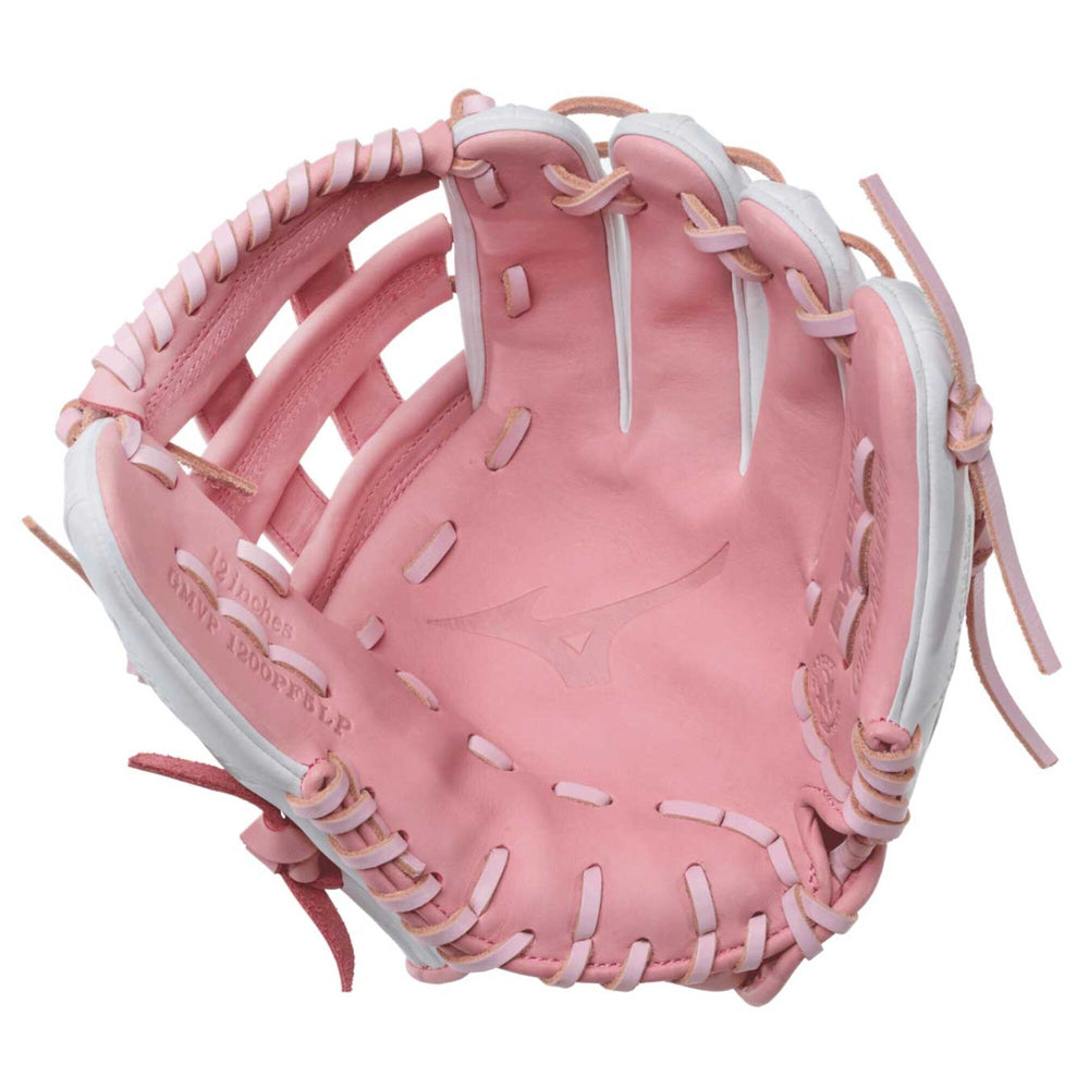 Guante Softbol Mizuno MVP Prime GMVP1200PF5LP 12 in Blanco Rosa ADULTO