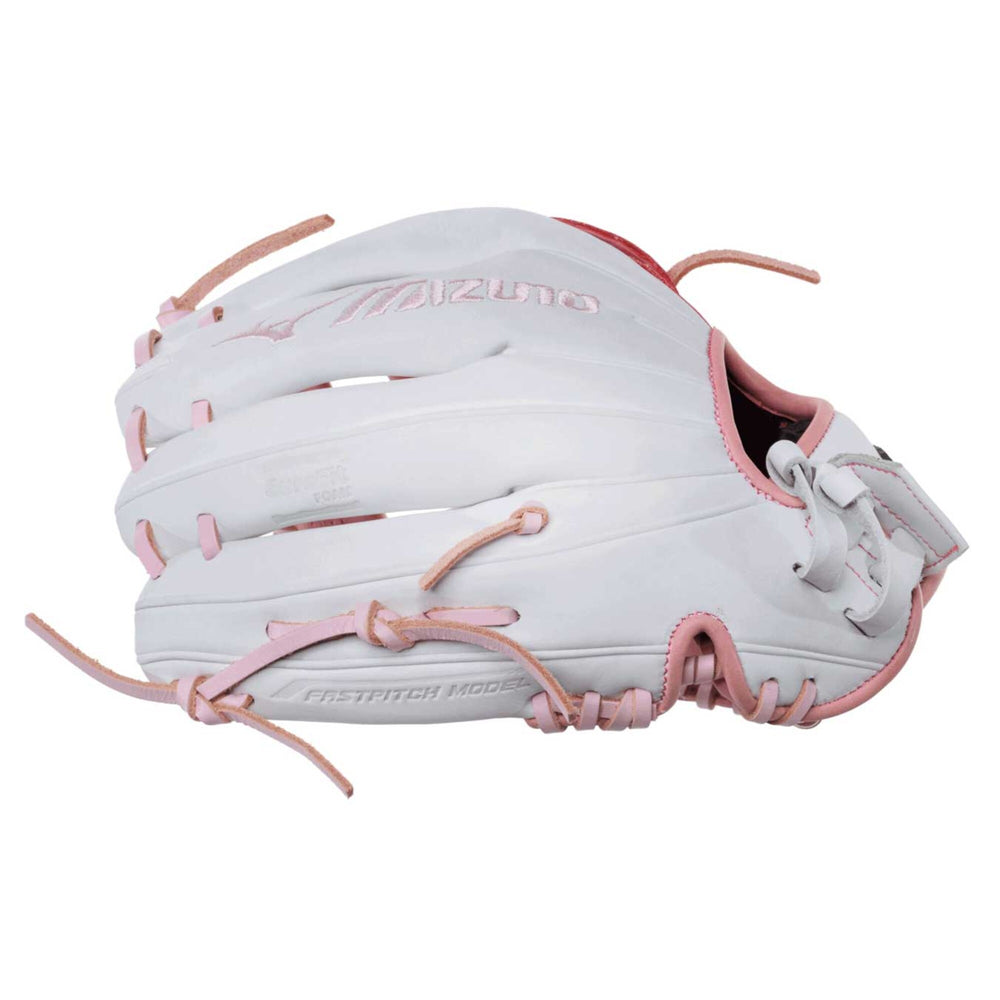 Guante Softbol Mizuno MVP Prime GMVP1200PF5LP 12 in Blanco Rosa ADULTO