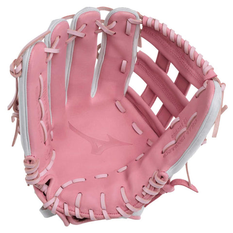 Guante Softbol Mizuno MVP Prime GMVP1300PF5LP 13 in Blanco Rosa ADULTO Lanzador Zurdo