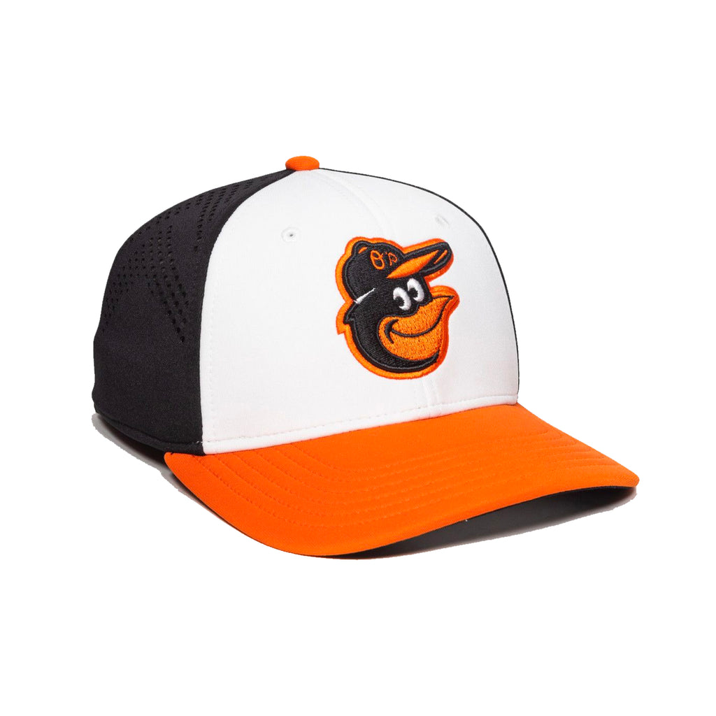 Gorra Beisbol Softbol MLB Team Orioles De Baltimore 600 Blanco Naranja
