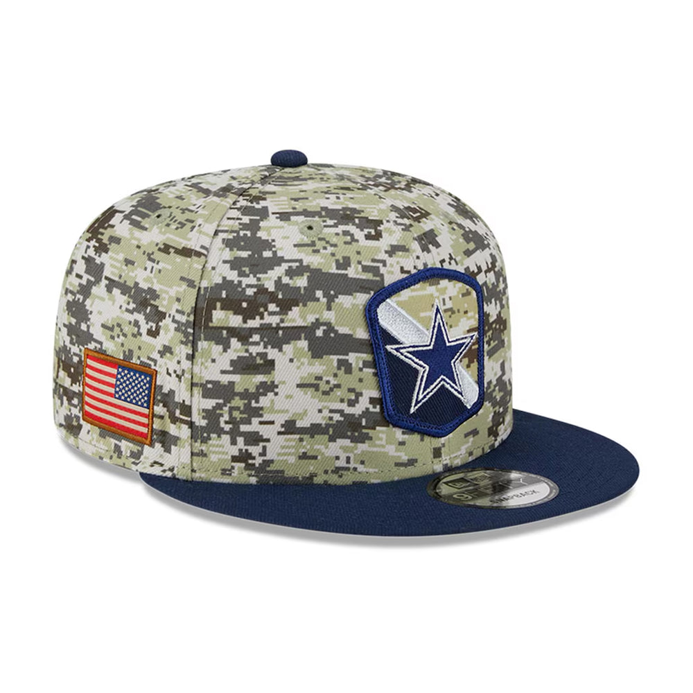 Gorra NFL New Era Dallas Cowboys 9Fifty Camu Verde Ajustable