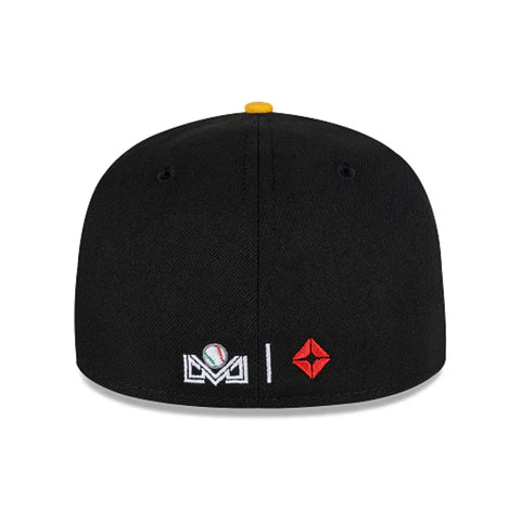 Gorra Beisbol Softbol New Era Charros Jalisco 59Fifty Negro Azul
