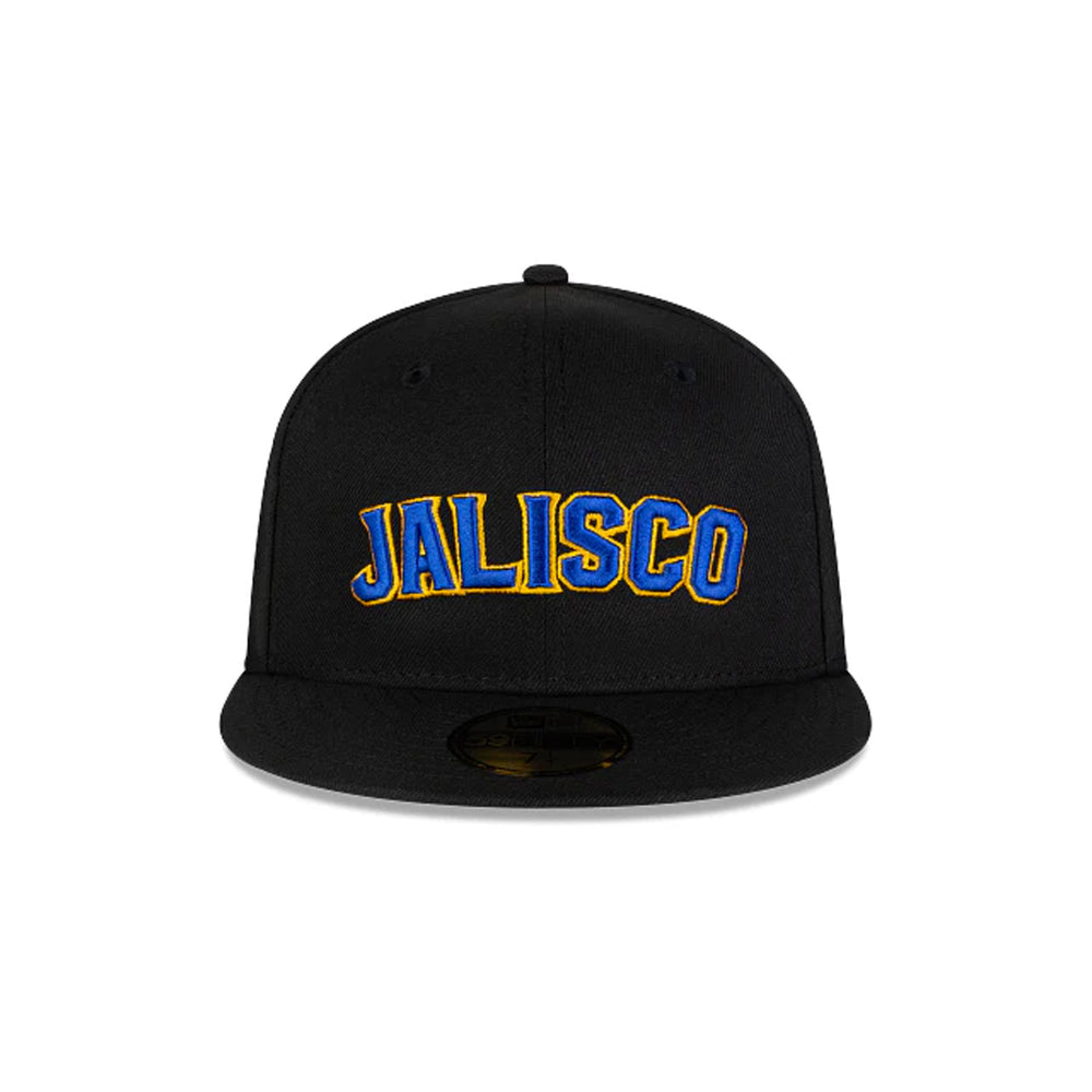 Gorra Beisbol Softbol New Era Charros Jalisco 59Fifty Negro Azul
