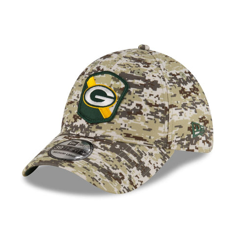 Gorra NFL New Era Green Bay Pakers 39Thirty Camu Verde Ajustable