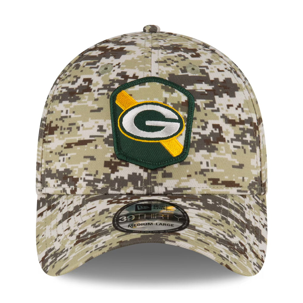 Gorra NFL New Era Green Bay Pakers 39Thirty Camu Verde Ajustable