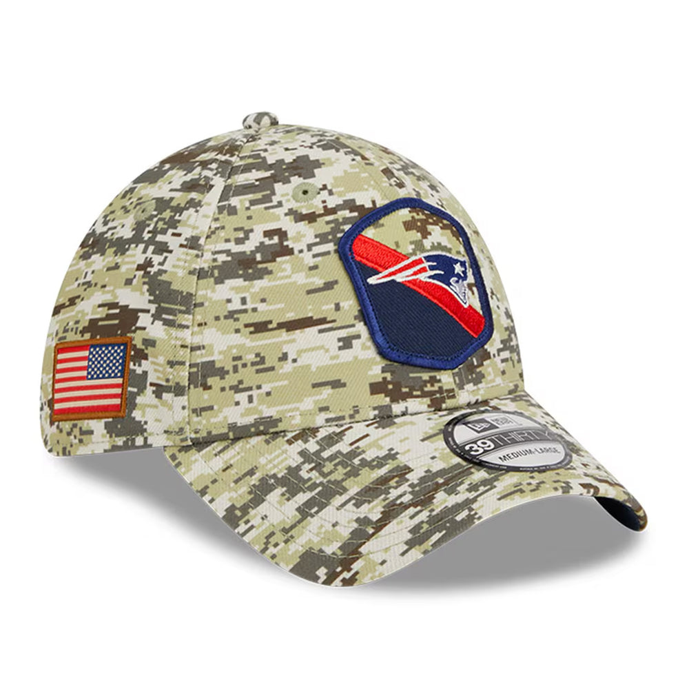 Gorra NFL New Era Nueva Inglaterra Patriots 39Thirty Camu Verde Ajustable