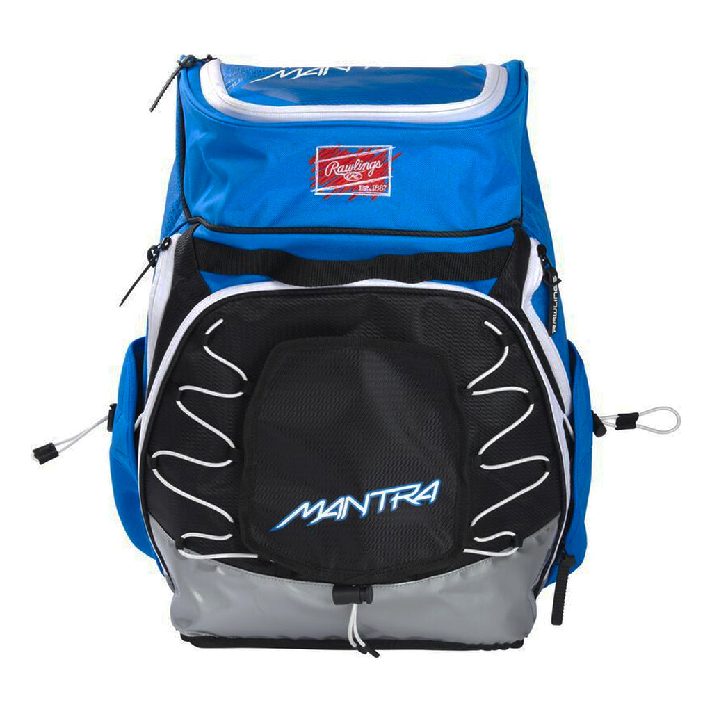 Back Pack Beisbol Softbol Rawlings Mantra Fastpitch Azul ADULTO