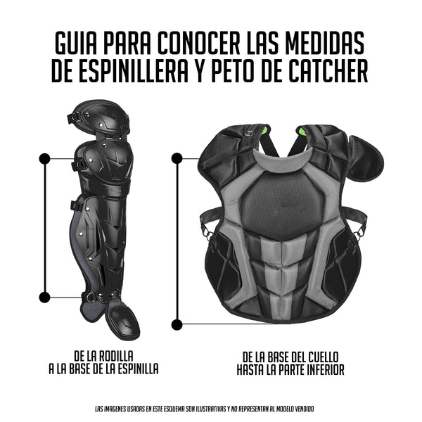 Arreos Equipo Catcher Softbol All Star Heiress Blanco DAMA (12-16 años)