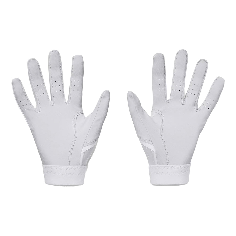 Guanteletas Beisbol Under Armour Clean Up Blanco Gris 3 a 6 años