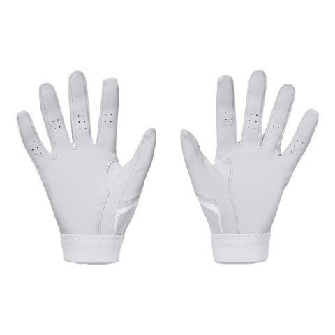 Guanteletas Beisbol Under Armour Clean Up Blanco Gris 3 a 6 años