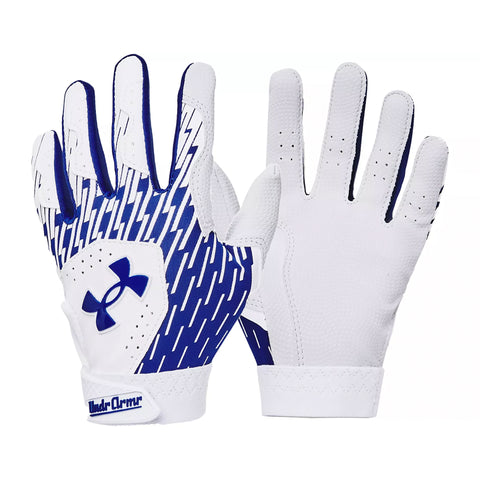 Guanteleta Beisbol Under Armour Clean Up Blanco Azul INFANTIL