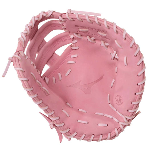 Guante Primera Base Softbol Mizuno MVP Prime GXF50PF5LP 13 in Blanco Rosa ADULTO