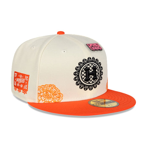 Gorra Beisbol Softbol New Era Naranjeros de Hermosillo Dia de Muertos 59Fifty Cerrada