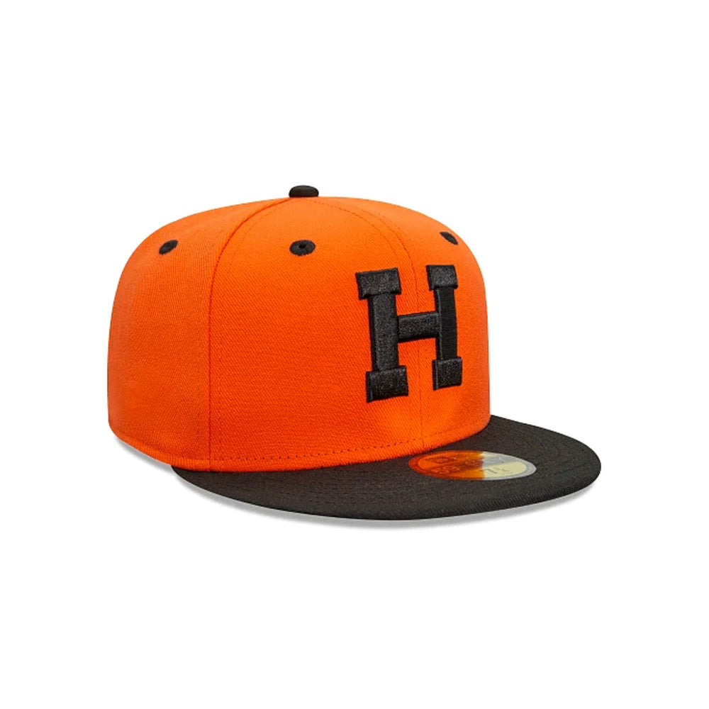 Gorra Beisbol Softbol New Era Naranjeros Hermosillo 59Fifty Naranja Negro
