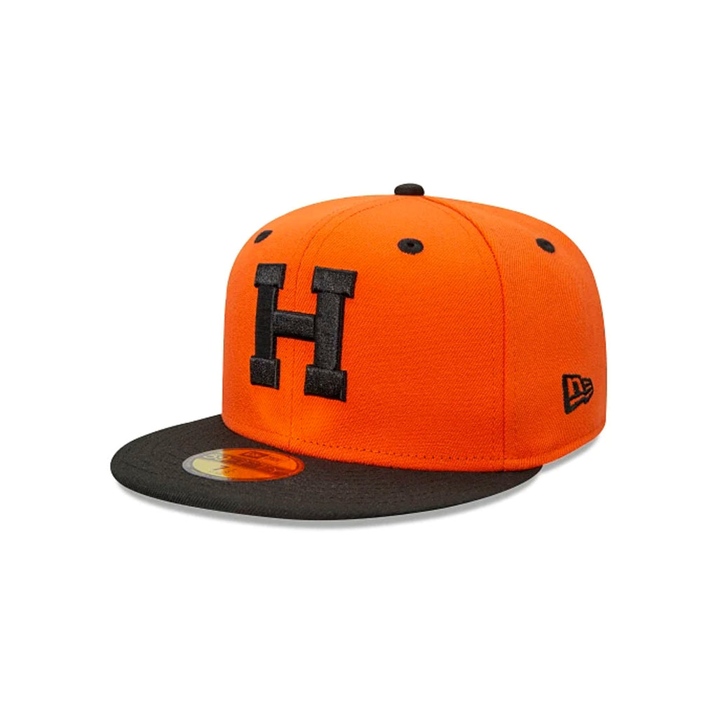 Gorra Beisbol Softbol New Era Naranjeros Hermosillo 59Fifty Naranja Negro