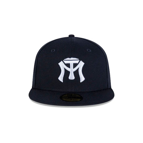 Gorra Beisbol Softbol New Era Sultanes Monterrey 59Fifty Marino Blanco