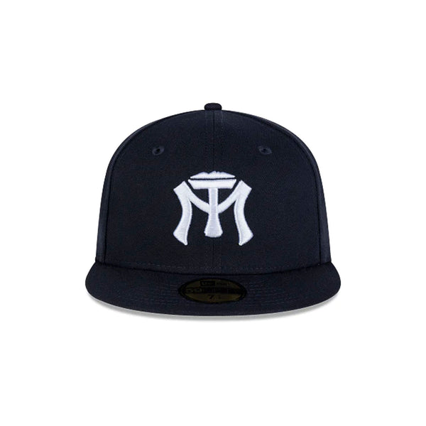 Gorra Beisbol Softbol New Era Sultanes Monterrey 59Fifty Marino Blanco