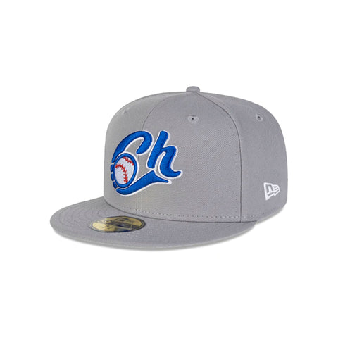Gorra Beisbol Softbol New Era Charros Jalisco 59Fifty Gris Azul